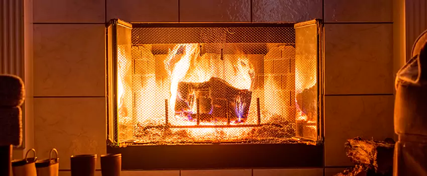 Mendota Hearth Landscape Fireplace Installation in Golden, Colorado