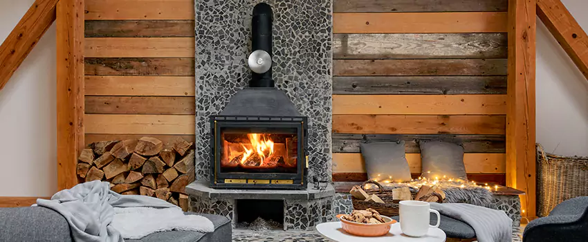 Thelin Hearth Products Direct Vent Gas Stove Fireplace Inspection in Golden, Colorado